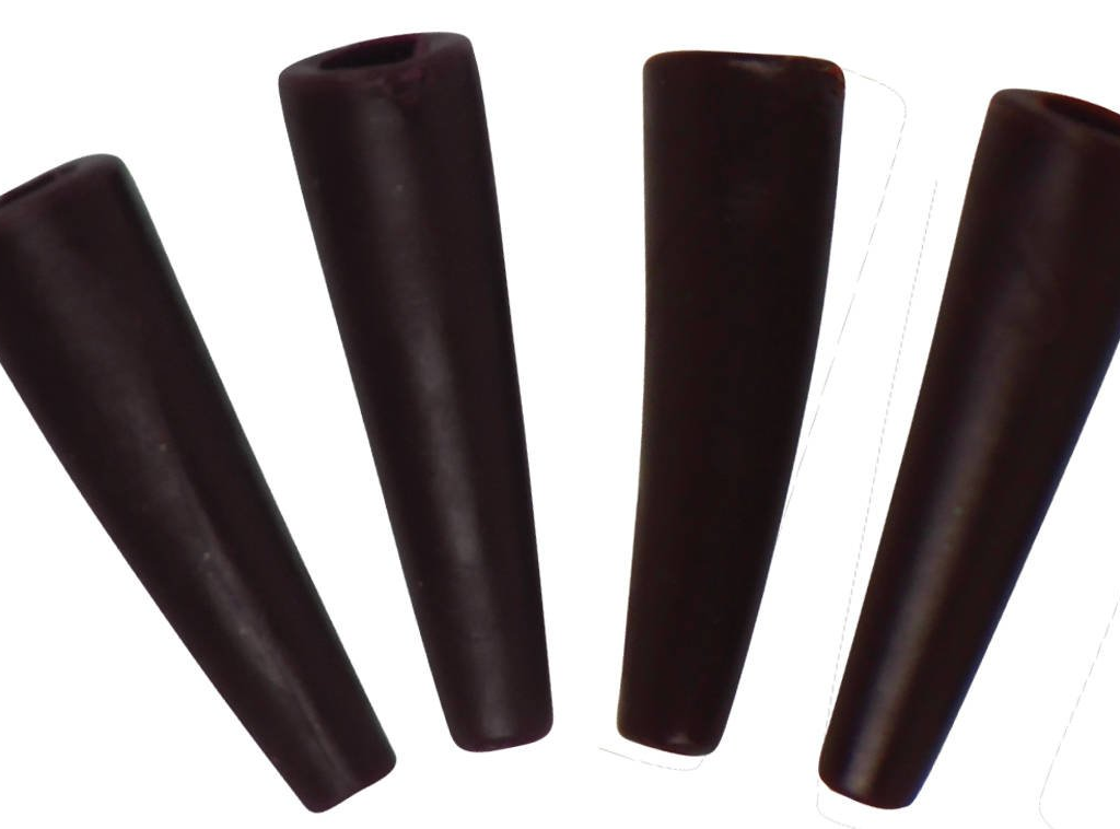 Łączniki gumowe brązowe 10szt. 12274