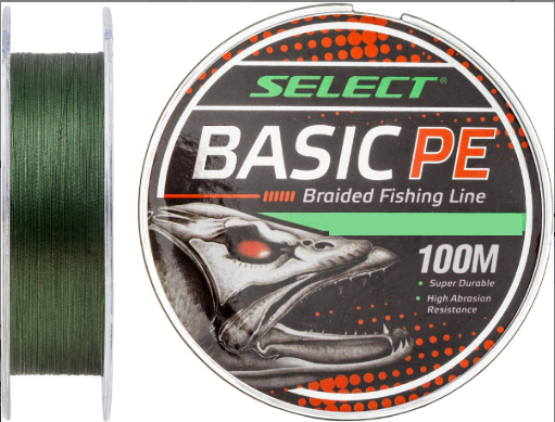 Select Basic PE 100m (ciemnozielony) 0.24mm 40lb