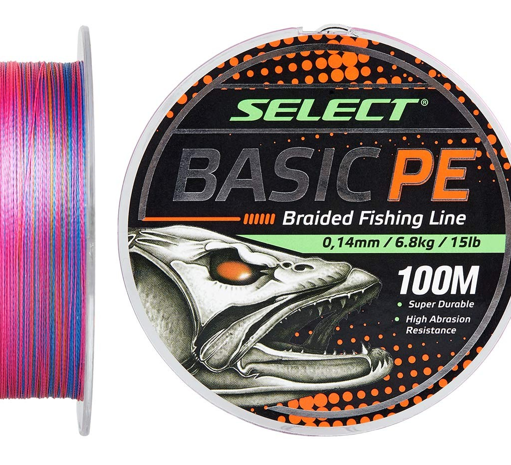 Select Basic PE 150m (multicolor) 0.04mm 5lb/2.5kg