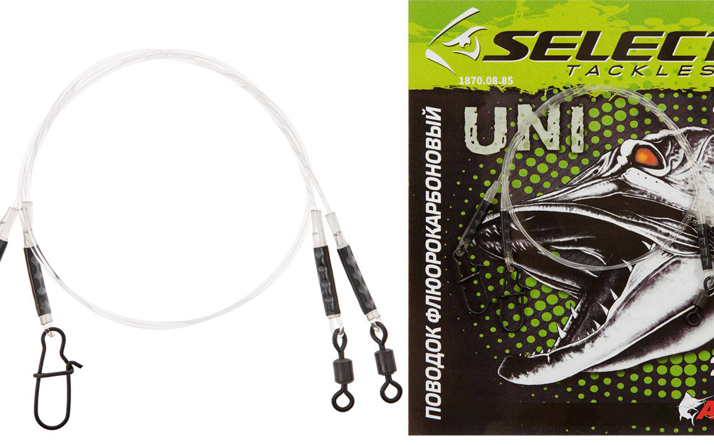 Select Przypon Fluorocarbonowy 25CM 6kg 2szt./opk