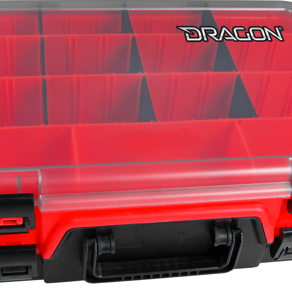 Dwupoziome pudło na przynęty sztuczne DRAGON L