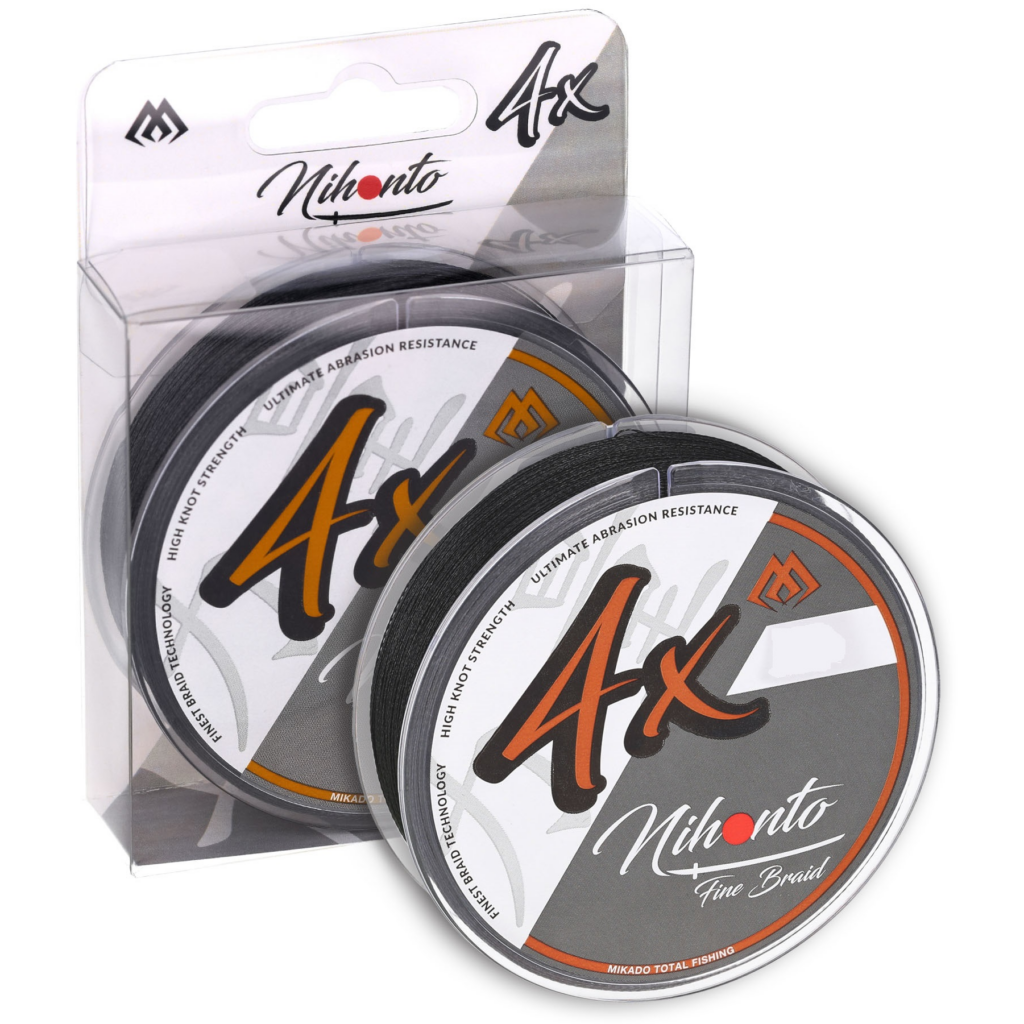 Plecionka Mikado Fine Braid czarna 0,10/150m