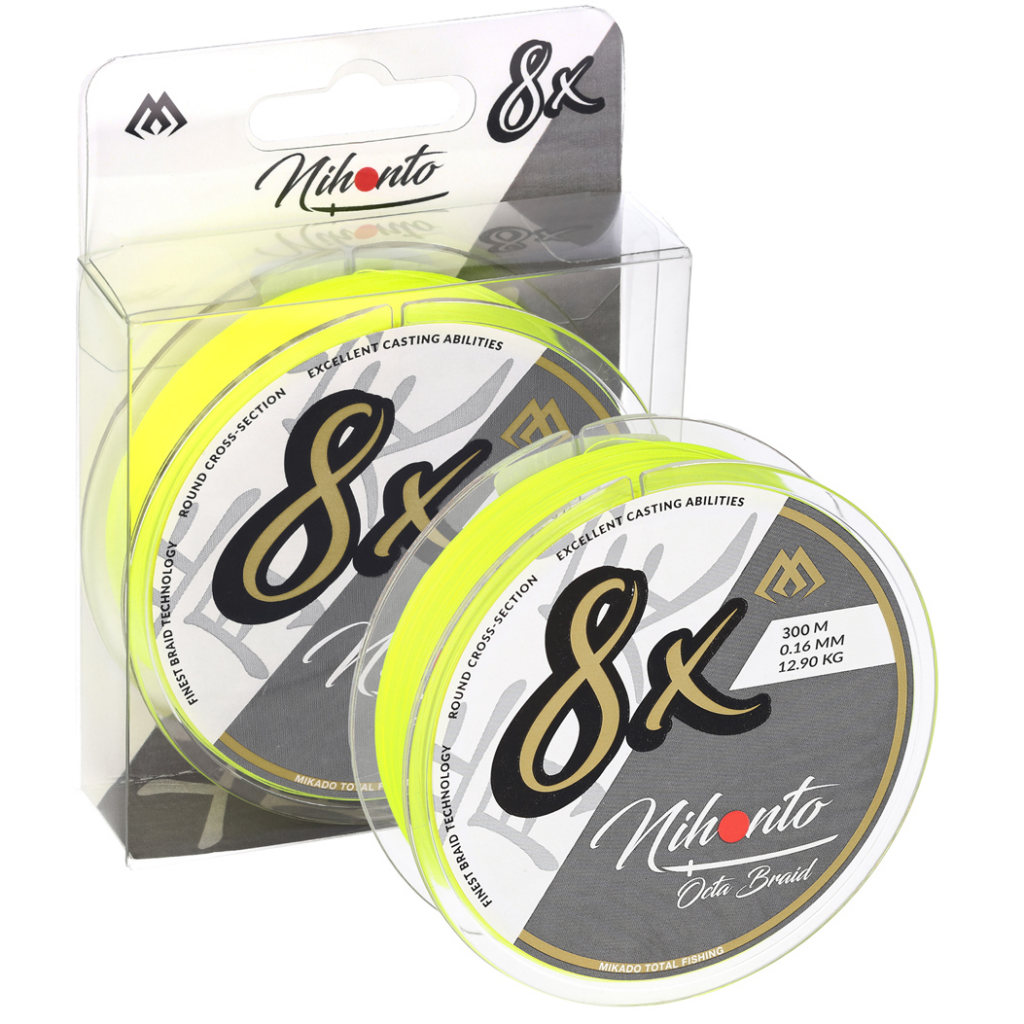PLECIONKA MIKADO OCTA BRAID 0,35/300m 8splo.fluo