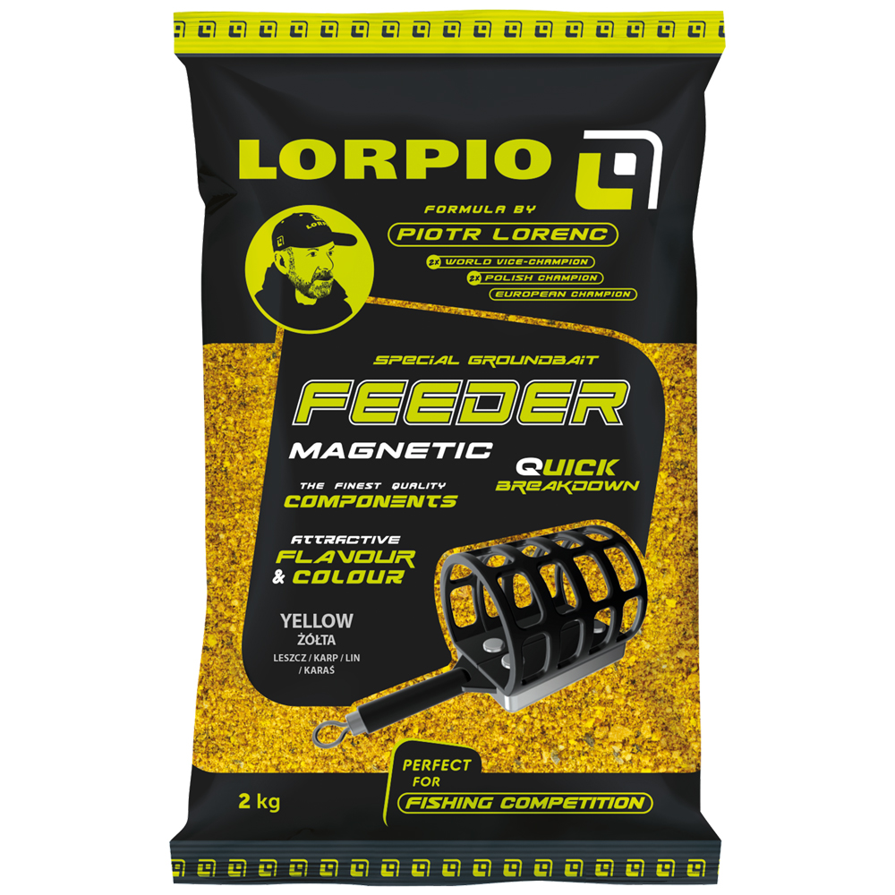 ZANĘTA LORPIO MPU FEEDER MAGNETIC YELLOW 2000g